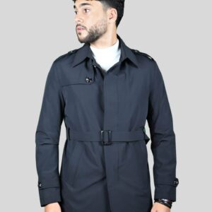Trench-Coat Décontracté - Noir