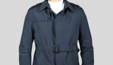 Trench-Coat Décontracté – Noir