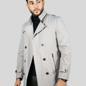 Trench-coat Croisé Décontracté - Beige
