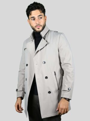 Trench-coat Croisé Décontracté - Beige