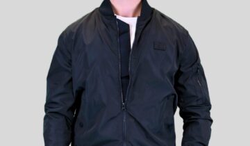 Blouson Col Teddy -Bleu Marine