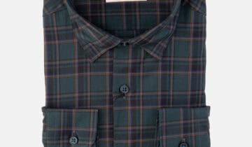 Chemise Ajustée  Décontractée Carreaux – Vert