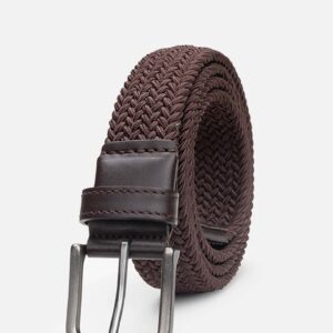 Ceinture Tressée - Marron