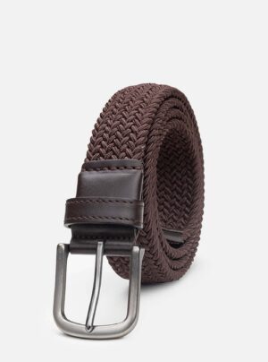 Ceinture Tressée - Marron