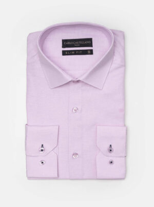 Chemise Slim Fil-A-Fil - Rose