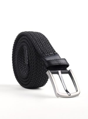 Ceinture Tressée - Noir
