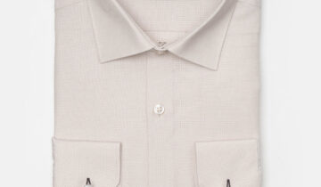 Chemise Slim Fil-A-Fil – Beige