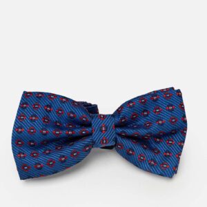 Nœud Papillon à Motif Losange - Bleu