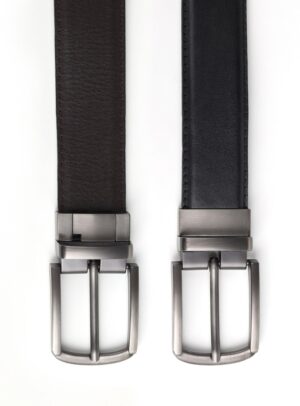 Ceinture Réversible En cuir - Noir / Marron