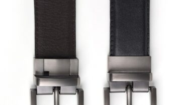 Ceinture Réversible En cuir – Noir / Marron