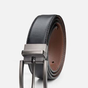 Ceinture Réversible En cuir - Noir / Tabac