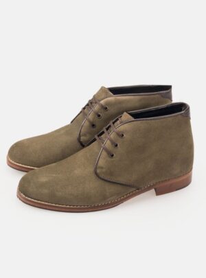 Bottine En Daim - Khaki