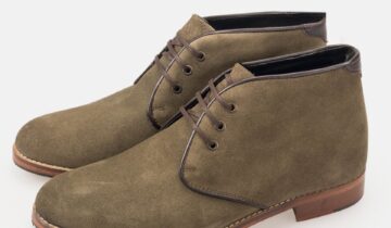 Bottine En Daim – Khaki