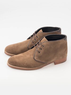 Bottine En Daim - Beige