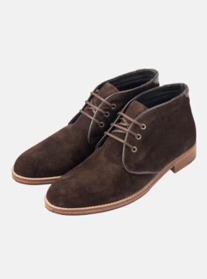 Bottine En Daim - Marron
