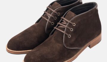 Bottine En Daim – Marron