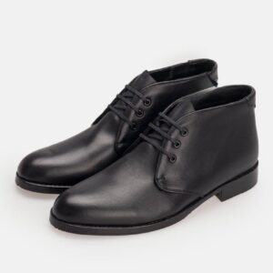 Bottine En Cuir - Noir