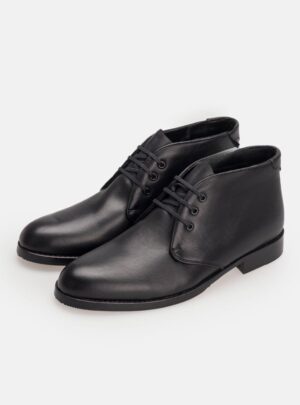 Bottine En Cuir - Noir