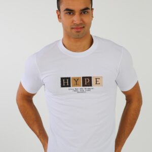 T-shirt Ajusté Imprimé En Coton - Blanc