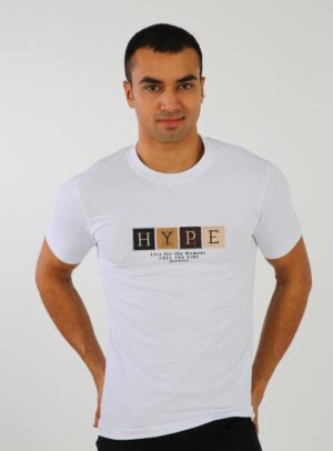 T-shirt Ajusté Imprimé En Coton - Blanc