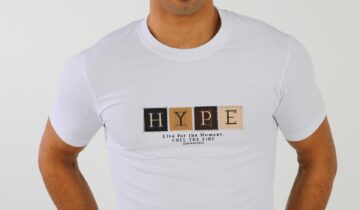 T-shirt Ajusté Imprimé En Coton – Blanc
