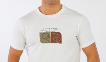 T-shirt Décontracté Imprimé En Coton – Blanc