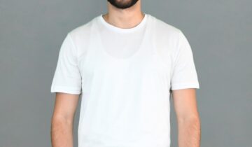 T-shirt Uni Fil D’Écosse Mercerisé – Blanc