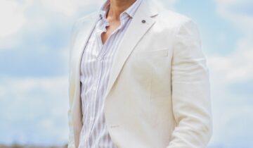Veste En Lin Ajustée – Beige