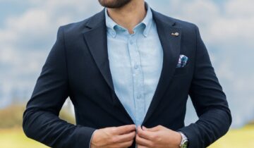 Veste Décontractée Ajustée – Blue Marine