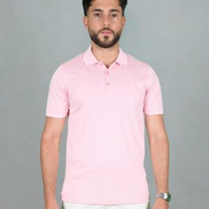 Polo Coton Mercerisé - Rose