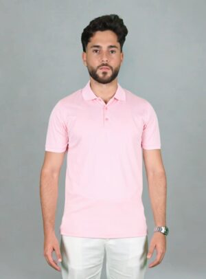 Polo Coton Mercerisé - Rose