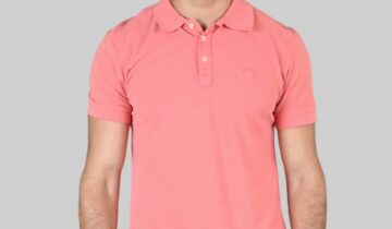 Polo Ajusté À Col Boutonné En Coton – Fuchsia