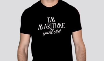 T-shirt Ajusté Imprimé En Coton – Noir