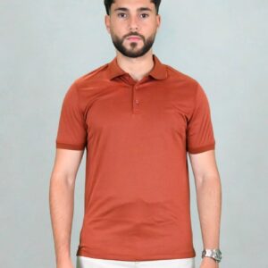 Polo Coton Mercerisé - Brique