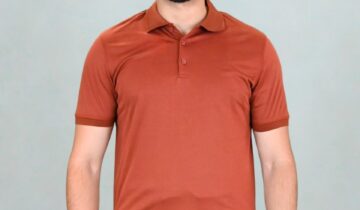 Polo Coton Mercerisé – Brique