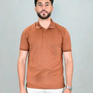 Polo Coton Mercerisé - Marron