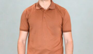 Polo Coton Mercerisé – Marron