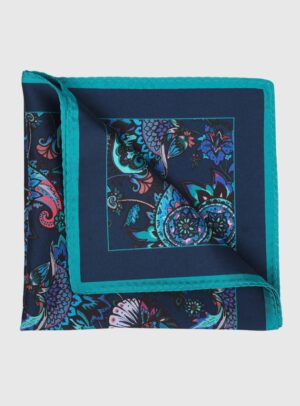 Pochette De Costume Fantaisie - Turquoise