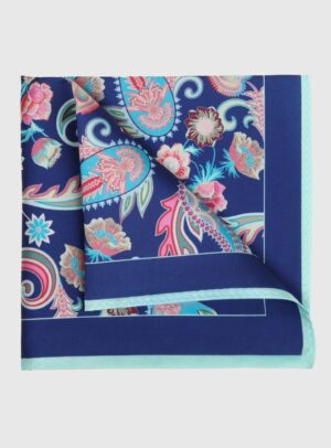 Pochette De Costume Fantaisie - Bleu