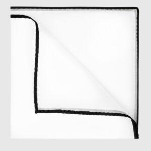 Pochette De Costume Uni - Blanc