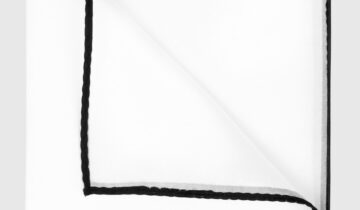 Pochette De Costume Uni – Blanc