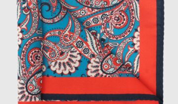 Pochette De Costume Fantaisie – Orange