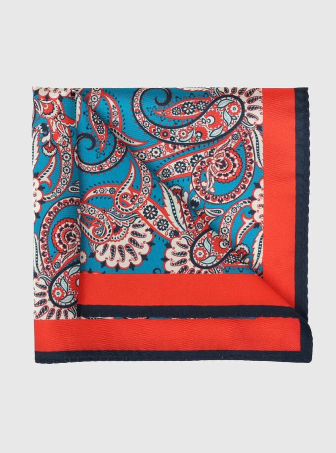 Pochette De Costume Fantaisie - Orange