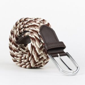 Ceinture Tressée - Beige / Marron