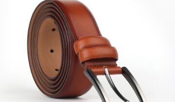 Ceinture Classique En Cuir – Tabac