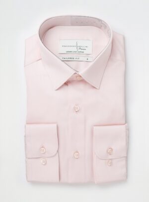 Chemise Ajustée En Satin – Beige