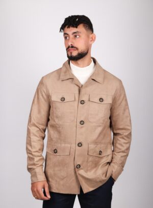 Jacket Safari à Quatres Poches - Beige