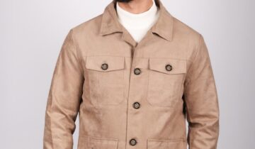 Jacket Safari à Quatres Poches – Beige
