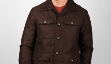 Jacket Safari à Quatres Poches – Marron