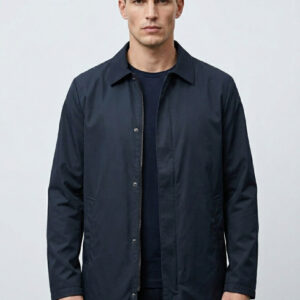 Veste imperméable légère style urbain - Bleu Marine